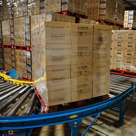 Heafy duty conveyor systems can handle virtually any pallet weight.